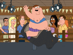 Family Guy Peter Griffin Riding Mechanical Bull  GIF