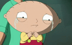 Family Guy Stewie Griffin Crying GIF