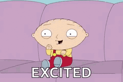 Family Guy Stewie Griffin Excited GIF