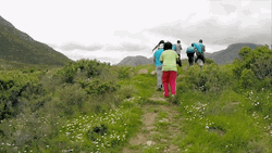 Family Hiking Awesome View GIF