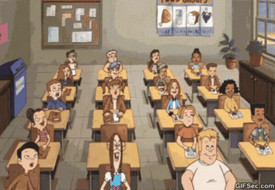 Family On Couch Saying Cool I Don't Have To Go To School GIF