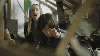 Family Sitting At Table With Plates Of Food GIF