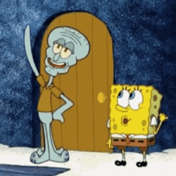 Famous Handsome Squidward And SpongeBob GIF