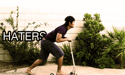 Fancy Scooter Ride Haters Gonna Hate GIF