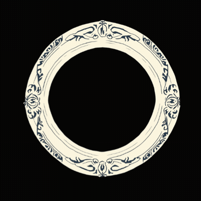 Fancy Sex Is Written On A White Circle With A Black Background GIF