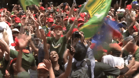 Fans Cheer Players To Play Like A Champion GIF