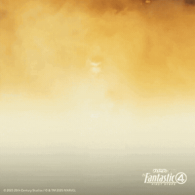 Fantastic 4 First Steps Poster Man In Smoke GIF
