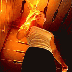 Fantastic Four Human Chama GIF