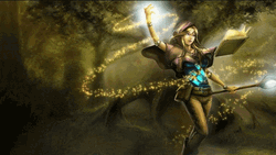 Fantasy Art Woman Revealing Her Magic GIF