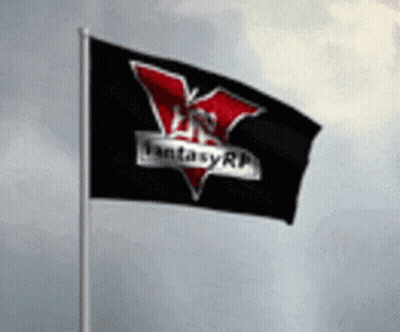 Fantasy RP Flag Flying In Wind GIF