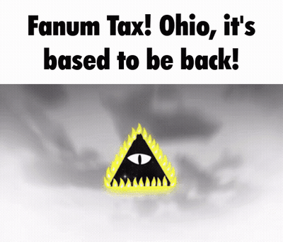 Fanum Tax Ohio Based To Be Back Poster GIF