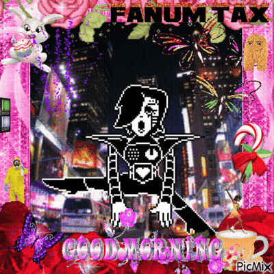 Fanum Tax Says Good Morning Man GIF