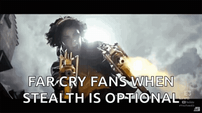 Far Cry Fans When Stealth Is Optional GIF