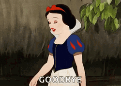 Farewell Kiss Bye Snow White GIF