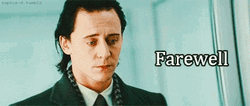 Farewell Loki Tom Hiddleston GIF