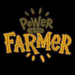 Farmer Power Transparent Sticker