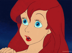 Fascinated Ariel  GIF