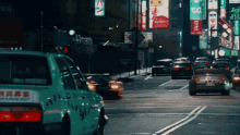 Fast Car Drifting On Busy Street GIF