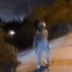 Fast Car Flying Past Guys GIF