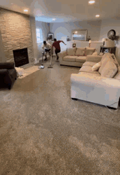 Fast Cleaning Race Using Vacuum GIF
