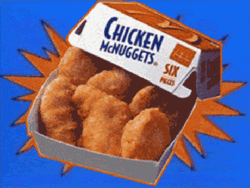 Fast Food Chain Mcdonalds McChicken Nuggets In A Box GIF