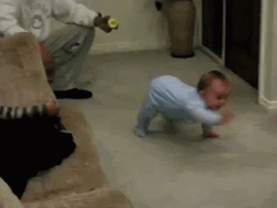 Fast Forward Baby Crawling GIF