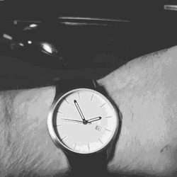 Fast Forward Wrist Ticking Clock GIF