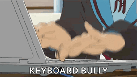 Fast Hand Keyboard Bully GIF