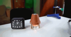 Fast Rotation Desk Ticking Clock GIF