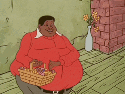 Fat Albert Handing Out Candies  GIF