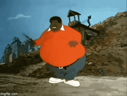 Fat Albert Happily Introduces Himself  GIF