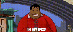 Fat Albert Oh My Legs  GIF