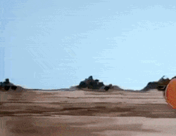 Fat Albert Riding His Motorcycle  GIF