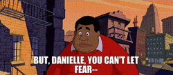 Fat Albert You Can't Let Fear  GIF