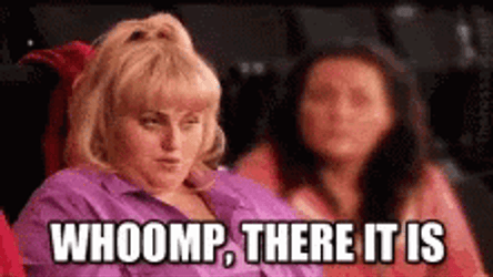 Fat Amy Whoomp There It Is GIF