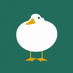 Fat And Soft Duck Bouncy Dance GIF