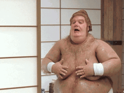 Fat Bastard Sighing GIF