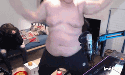 Fat Belly Spank People GIF