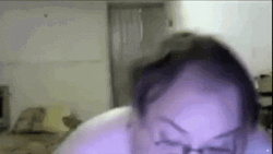 Fat Guy Eating Glizzy GIF