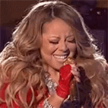 Fat Lady Singing All I Want For Christmas  GIF