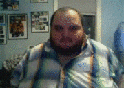 Fat Man Falling From Chair GIF