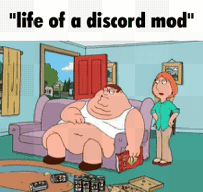 Fat Man On Couch Life Of A Discord Mod GIF