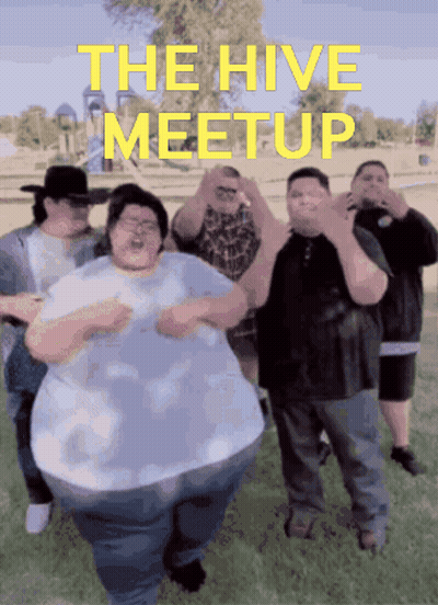 Fat People Dancing At The Hive Meetup GIF