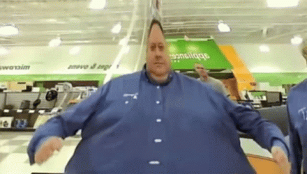 Fat People Funny Dance GIF