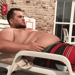 Fat People Lifting Belly GIF