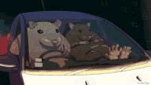 Fat Rat Drive Car Chill GIF