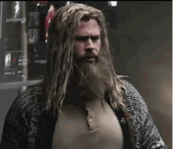 Fat Thor Pointing GIF