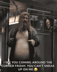 Fat Thor Seeing Almost Friday Around The Corner GIF
