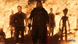 Fat Thor With Avengers GIF