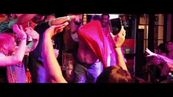 Fat Tuesday Chunky Man Undressing GIF